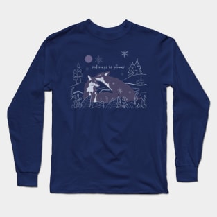 Softness is Power - cute foxes Long Sleeve T-Shirt